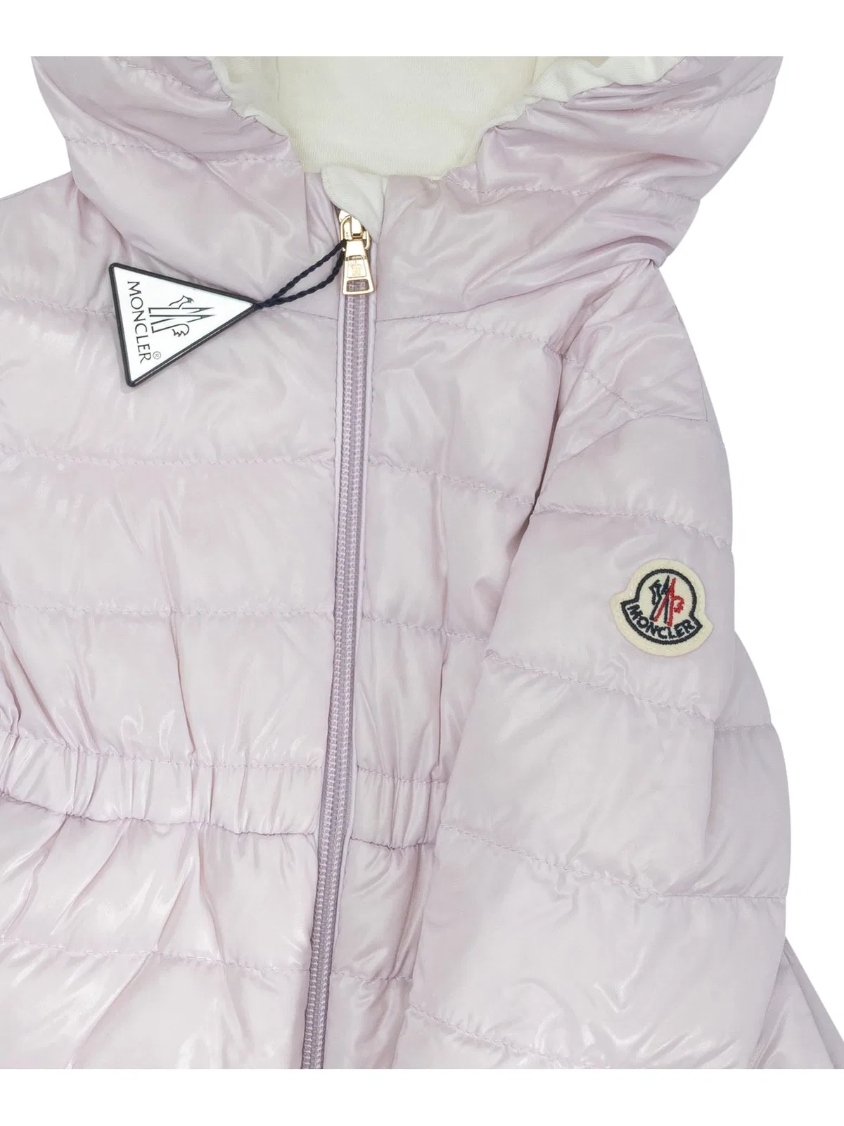 Moncler Kids Pink Polyamide Jacket