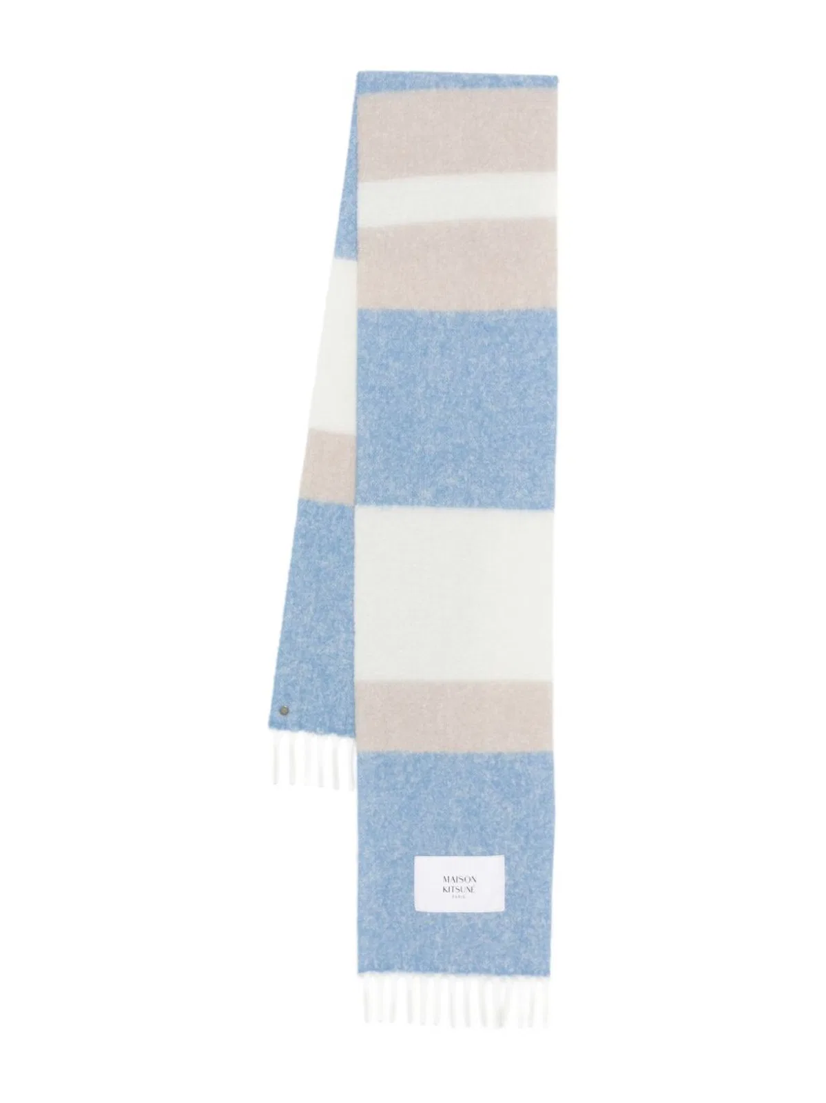 Maison Kitsune Maison Kitsuné Alpaca Striped Scarf
