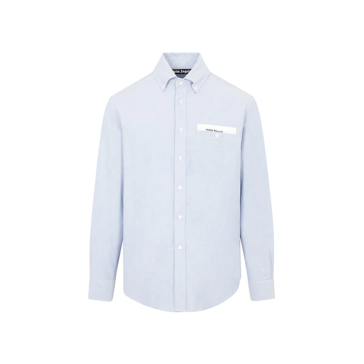 Palm Angels Button-Down Collar Cotton Shirt