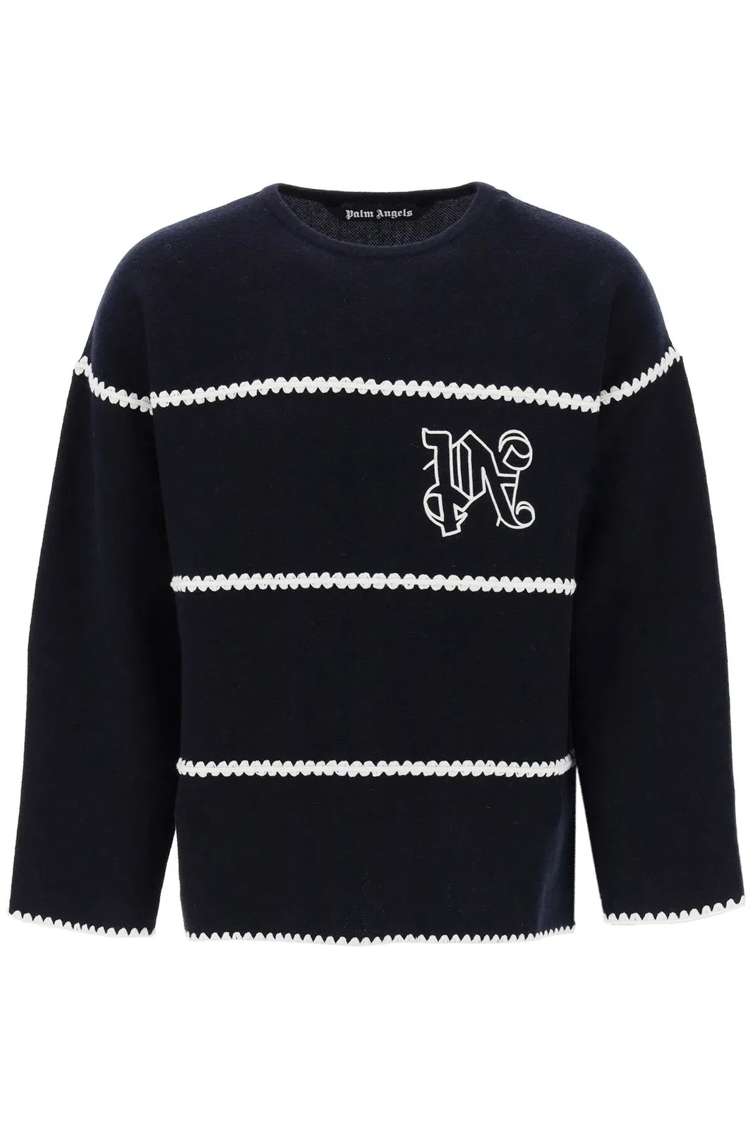 Palm Angels Knit Wool Blend Pullover
