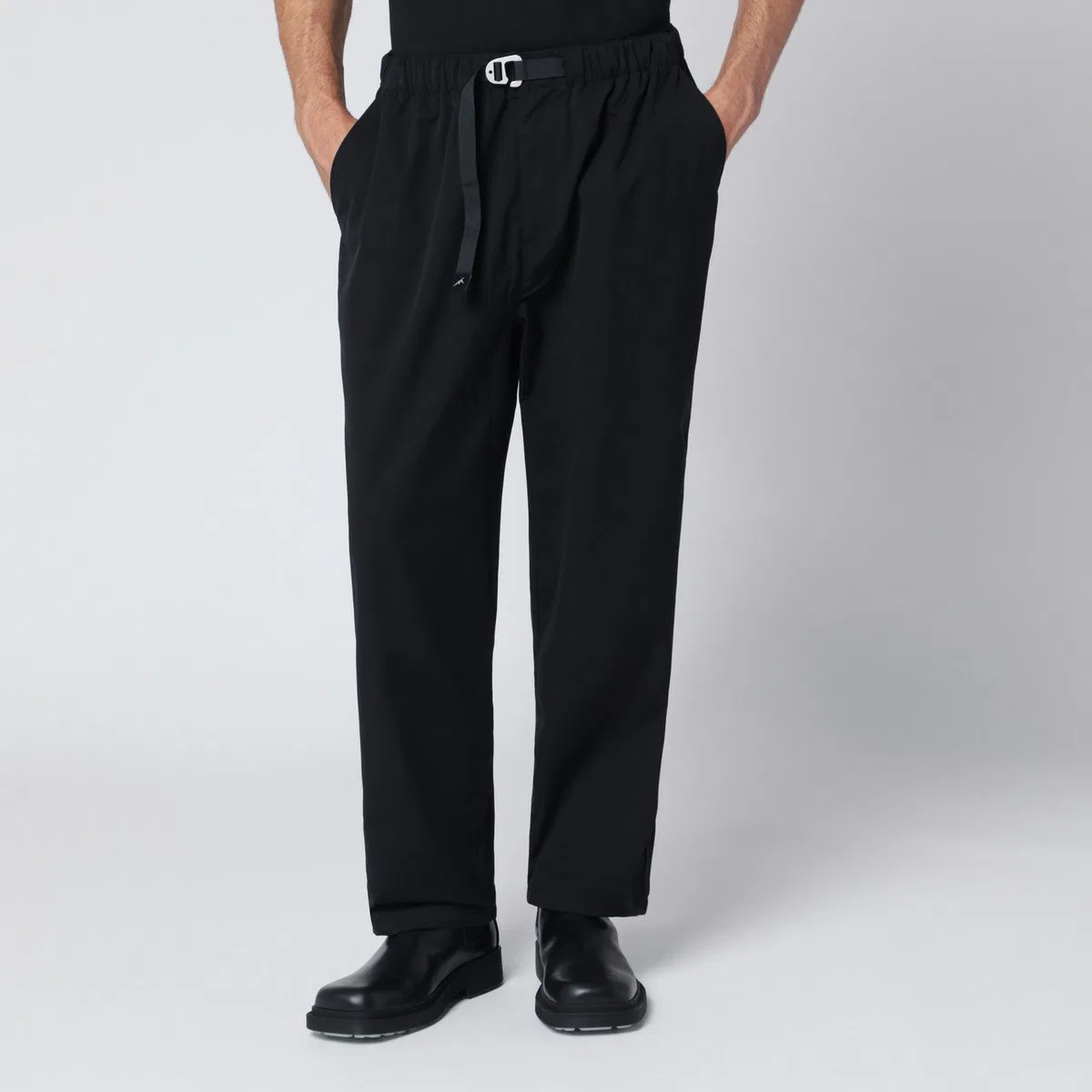 Purple mountain observatory Terrain Black Trousers In Cotton-Nylon B