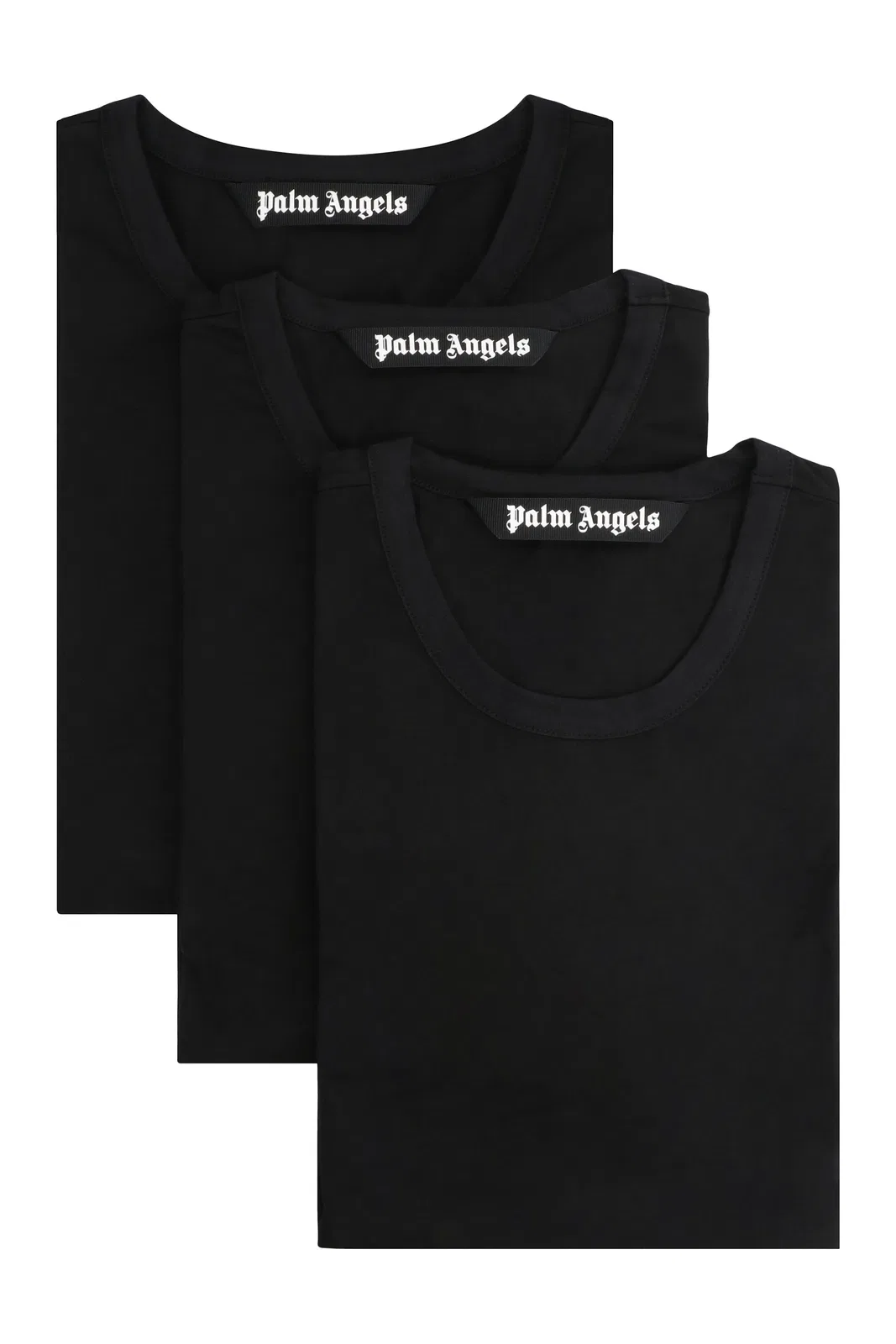 Palm Angels Set Of Three Cotton T-Shirts