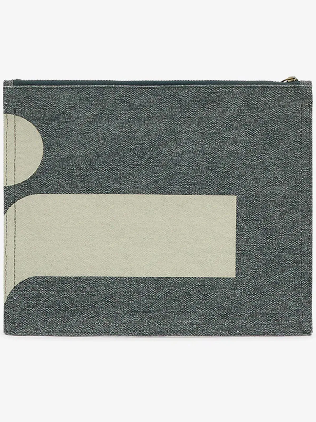 Isabel Marant Black Cotton Clutches Pouch