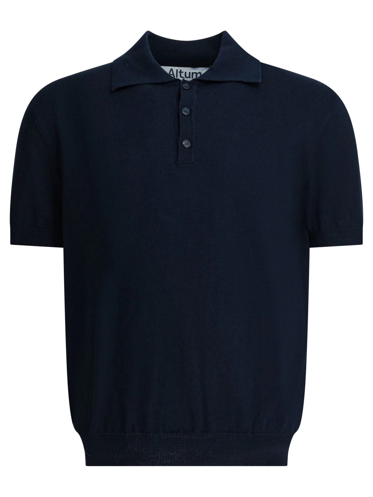 Altum Navy Cotton Polo Shirt