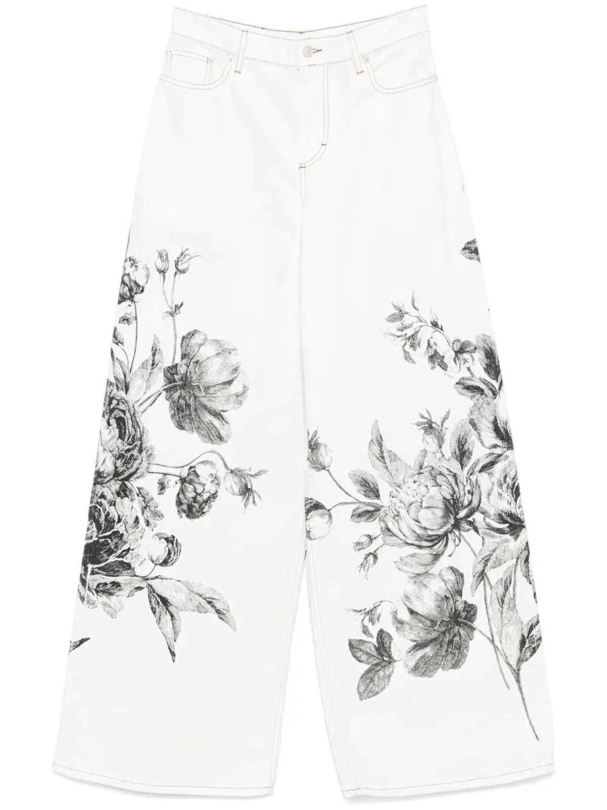 Erdem Jeans Flores Crudo