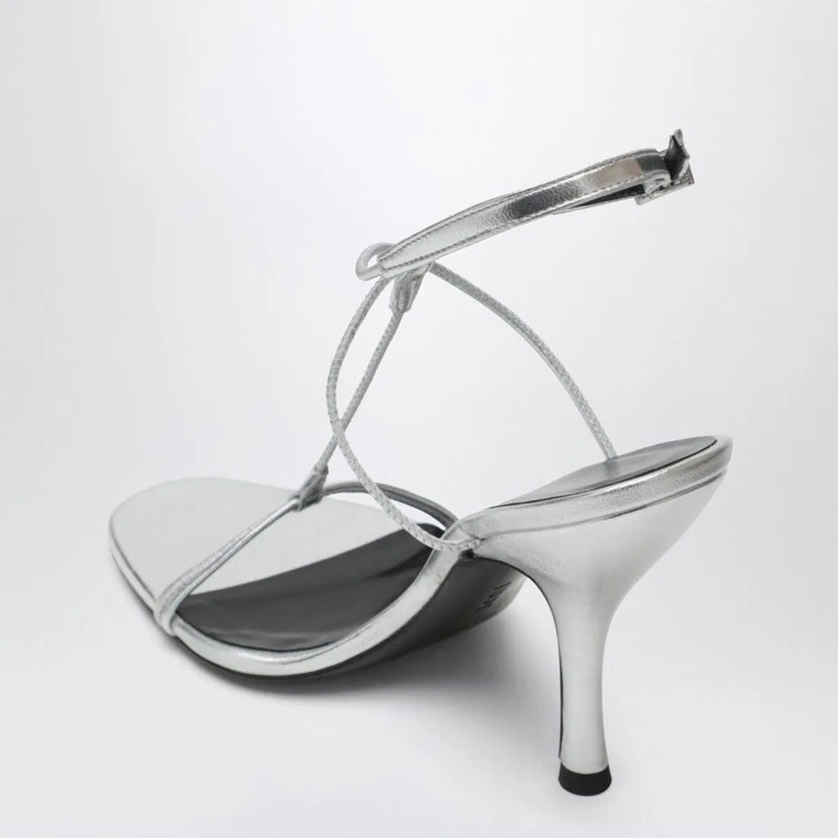 Jude Mixer Sandal In Silver Leather