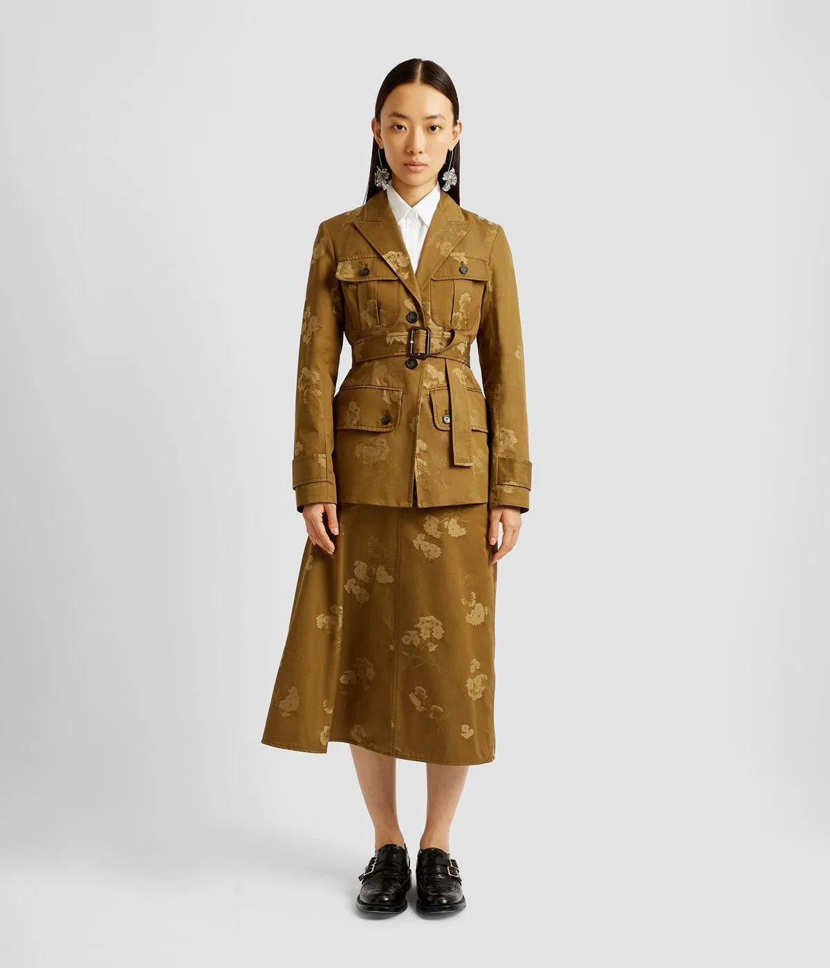 Erdem Sahariana Bolsillos/Cinturon Khaki