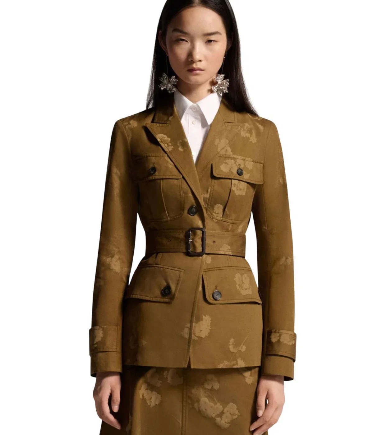 Erdem Sahariana Bolsillos/Cinturon Khaki