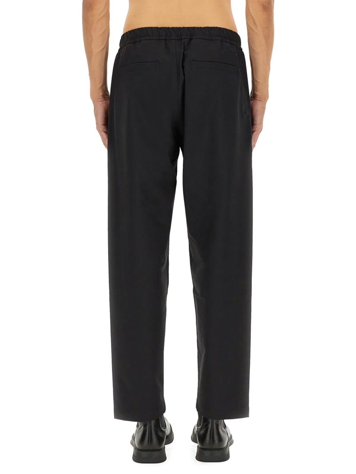 Herno Black Trousers For Versatility