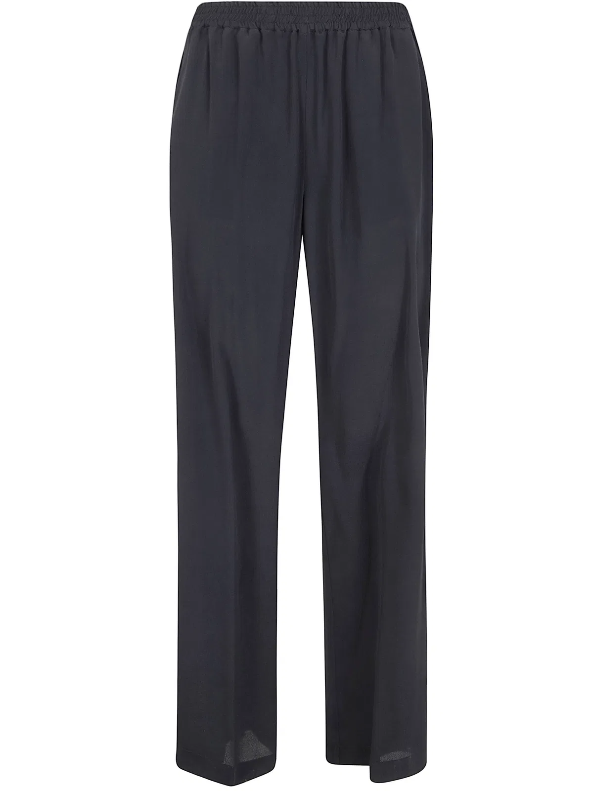 Seventy Crepe Mixed Silk Trousers