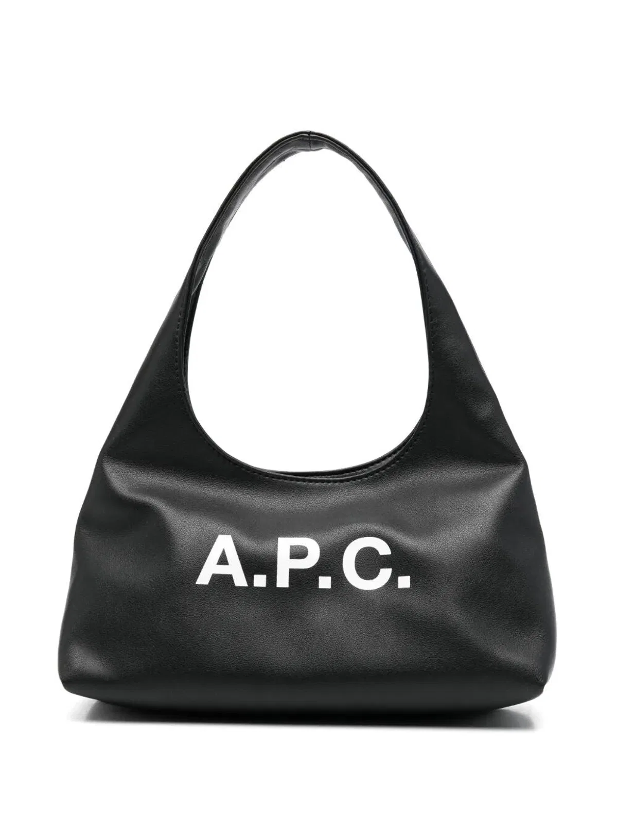 A.P.C. Black Synthetic Leather Small Ninon Shou