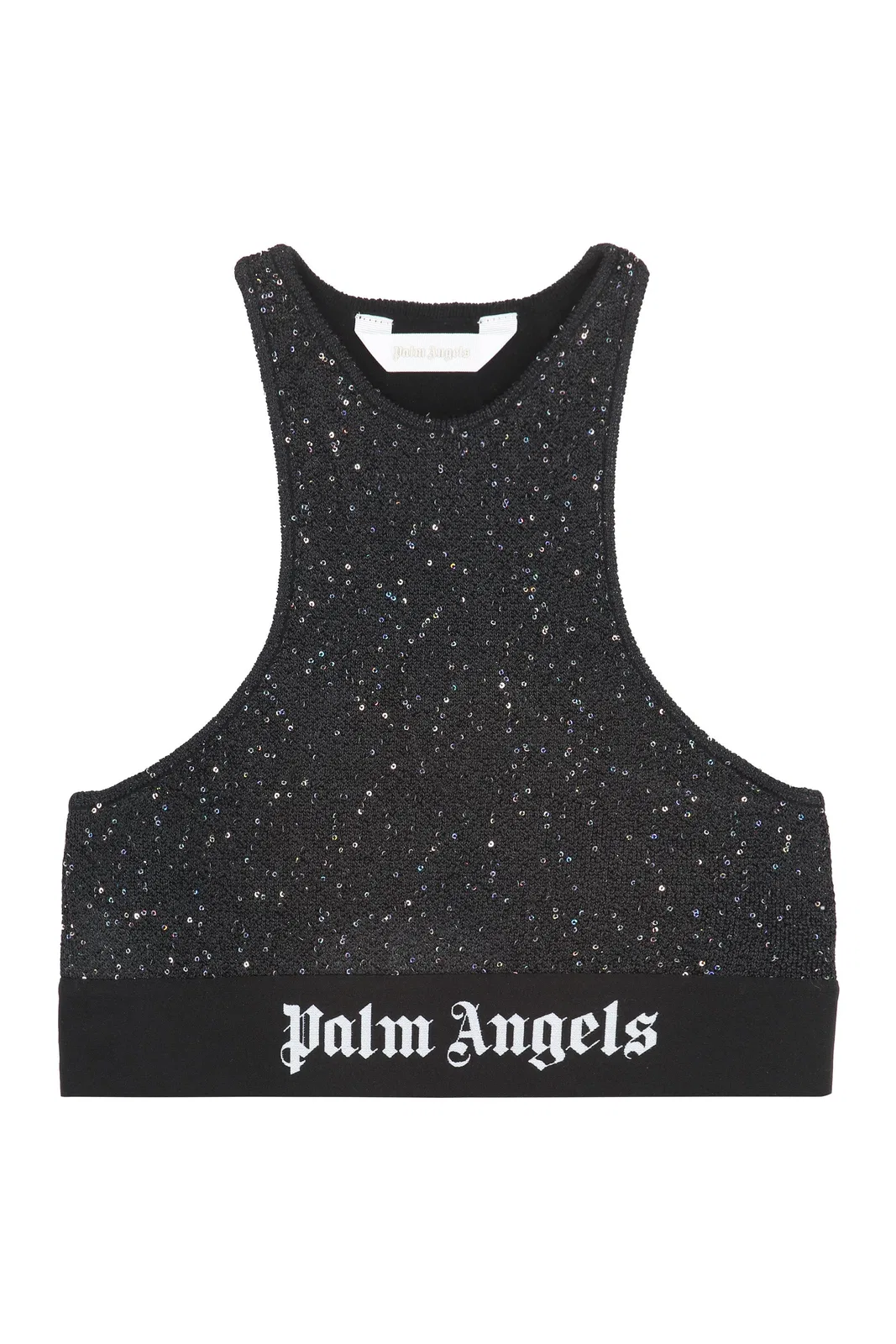 Palm Angels Crop-Top With Logo
