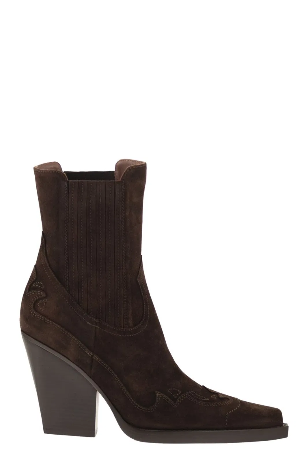 Paris texas Dallas Embroidered Ankle Boot 100 - Sued