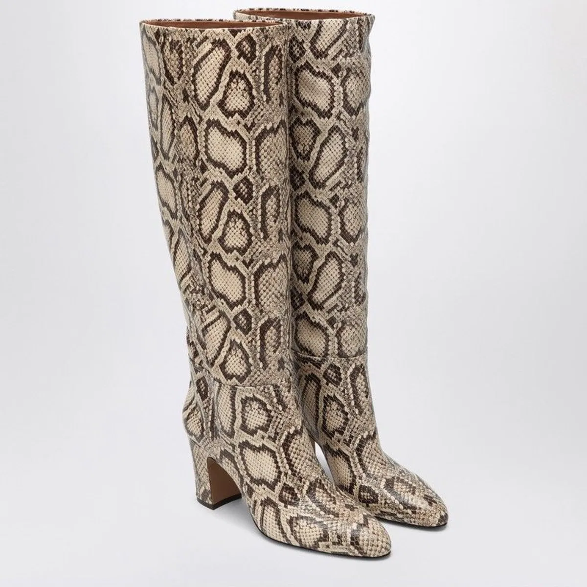 Paris texas Lavinia Boots In Python-Printed Leather