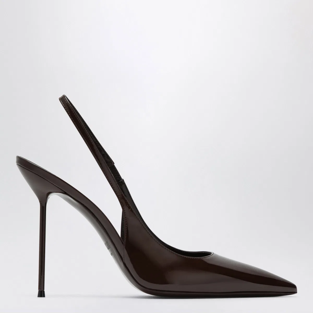 Paris texas Lidia Slingback Pumps In Ebony Patent Le