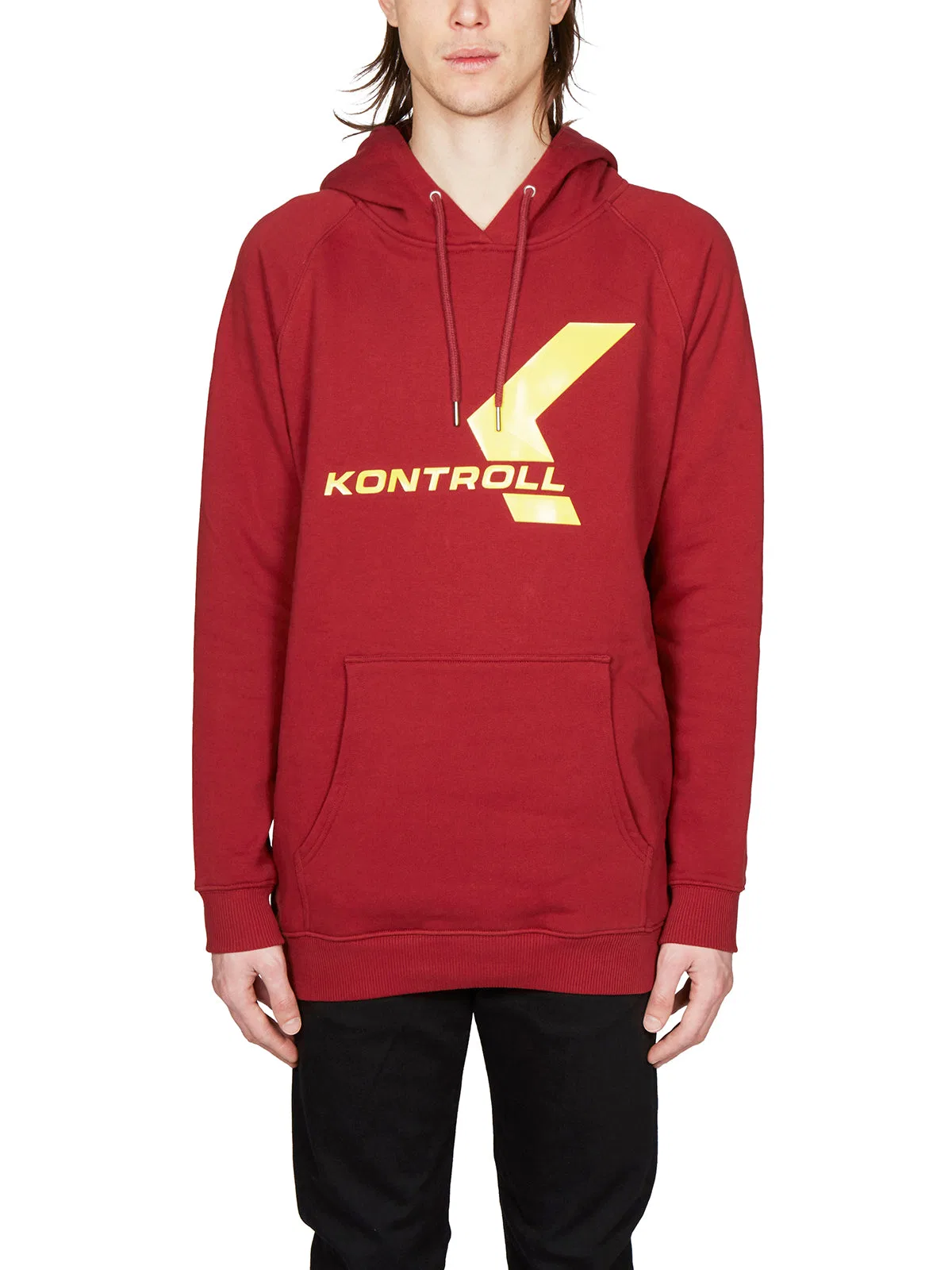Kappa Kontroll Cotton Hoodie With Rubber Logo