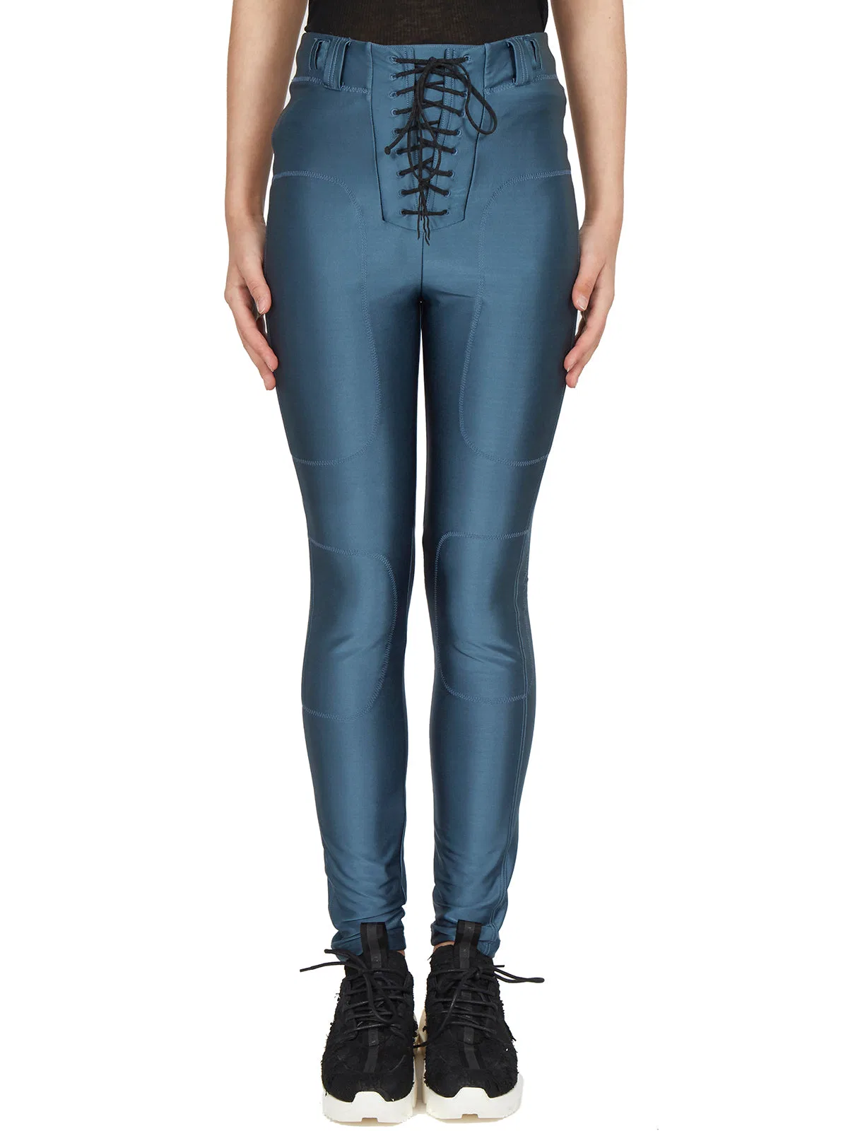 Ben Taverniti Unravel Lace Up Foot Leggings