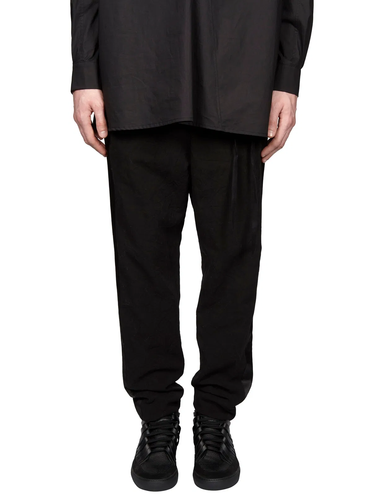 Damir Doma Cotton Trouser With Satin Revers