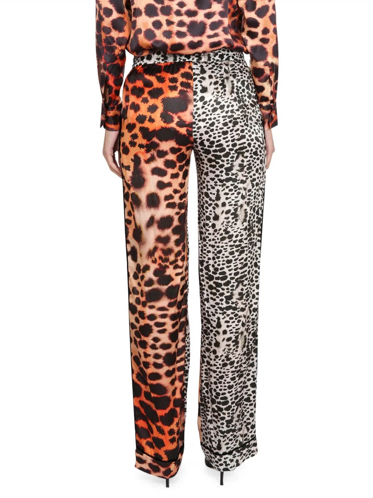 Roberto Cavalli Moray Eel Print Pants