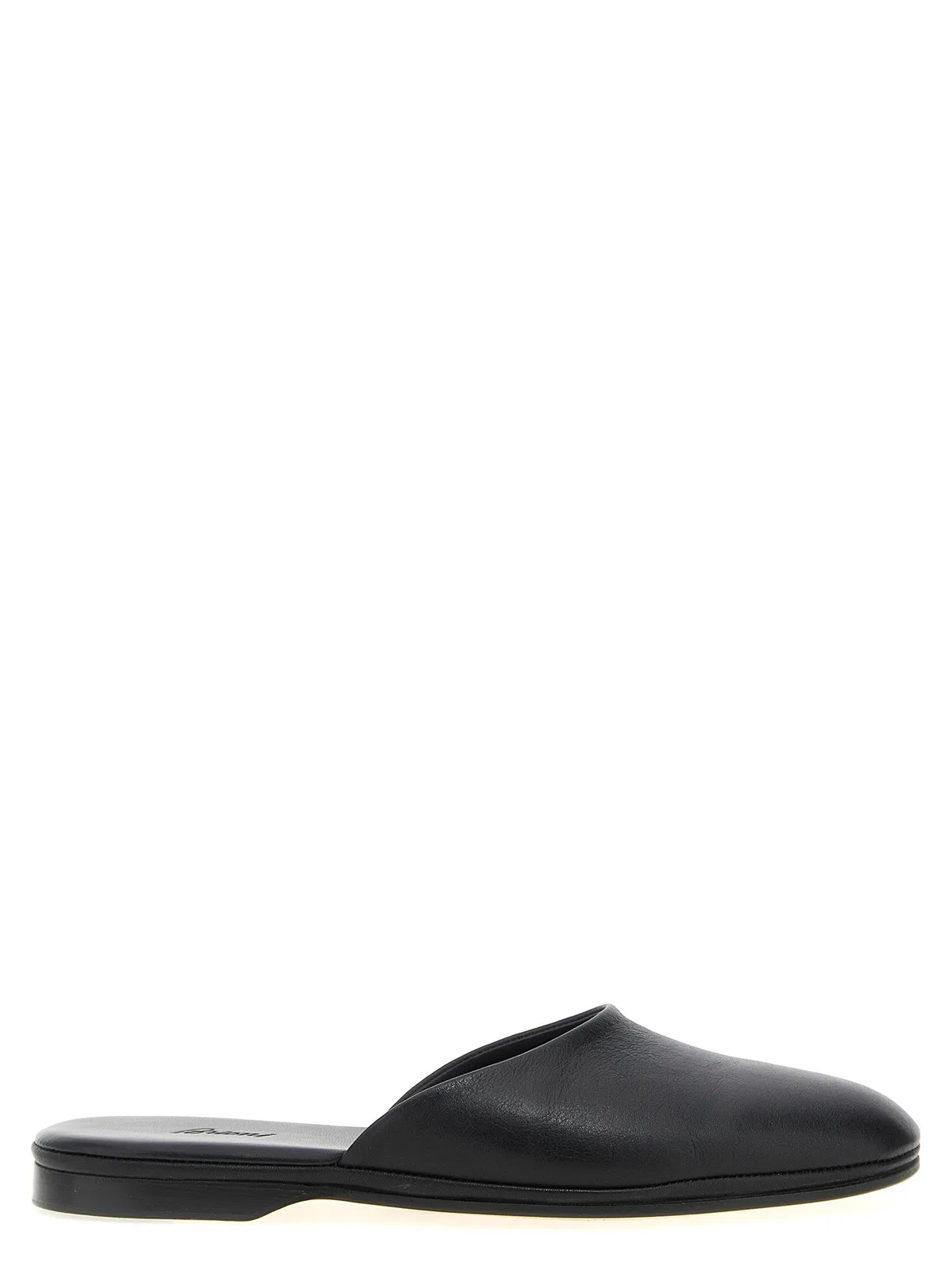 Brioni Leather Sabots
