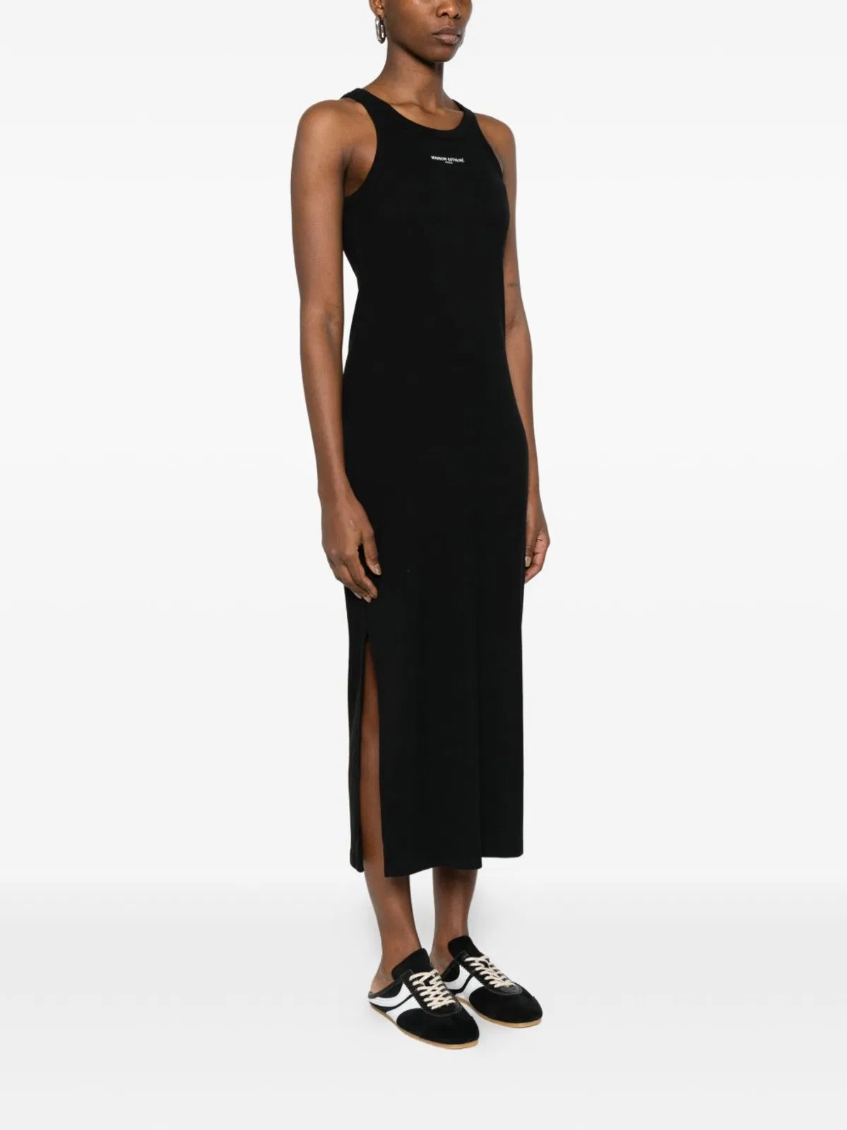 Maison Kitsune Maison Kitsuné Logo Ribbed Tank Dress