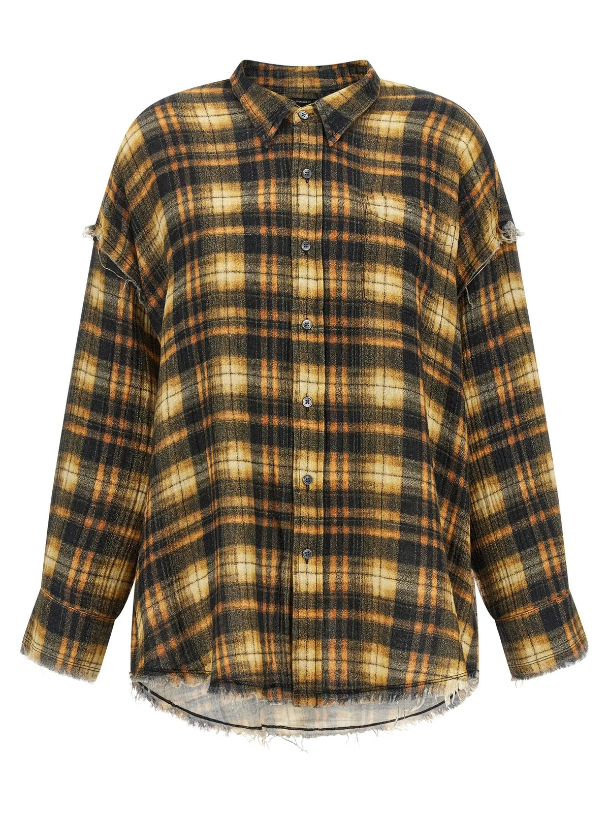 R13 Raw Cut Hem Shirt