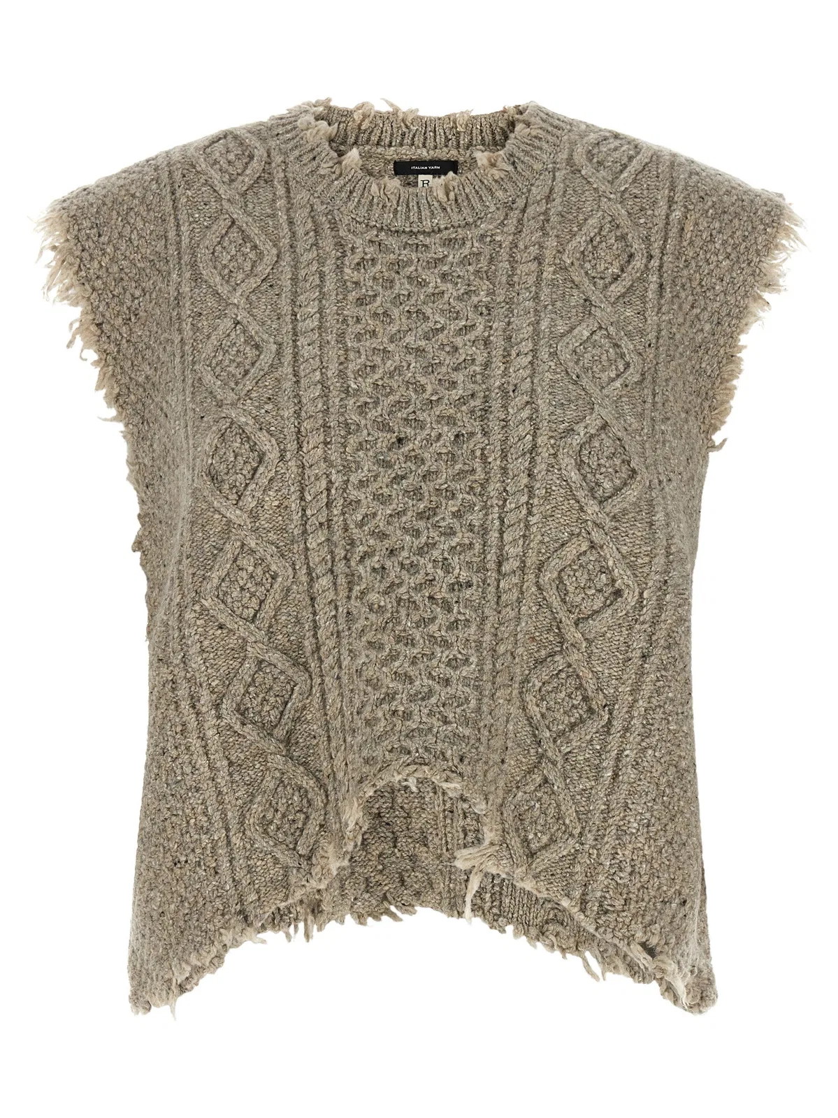 R13 'Boyfriend Cable' Vest