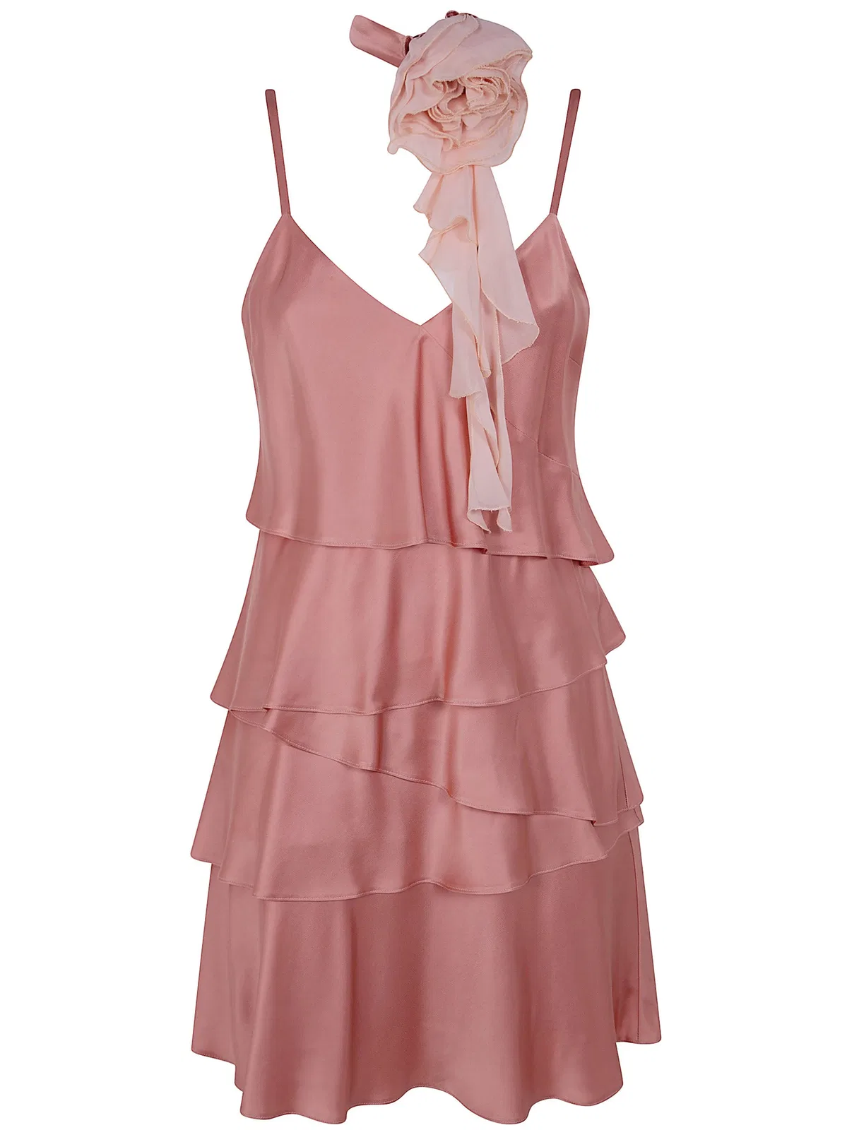 Blugirl Satin Dress With Rouges