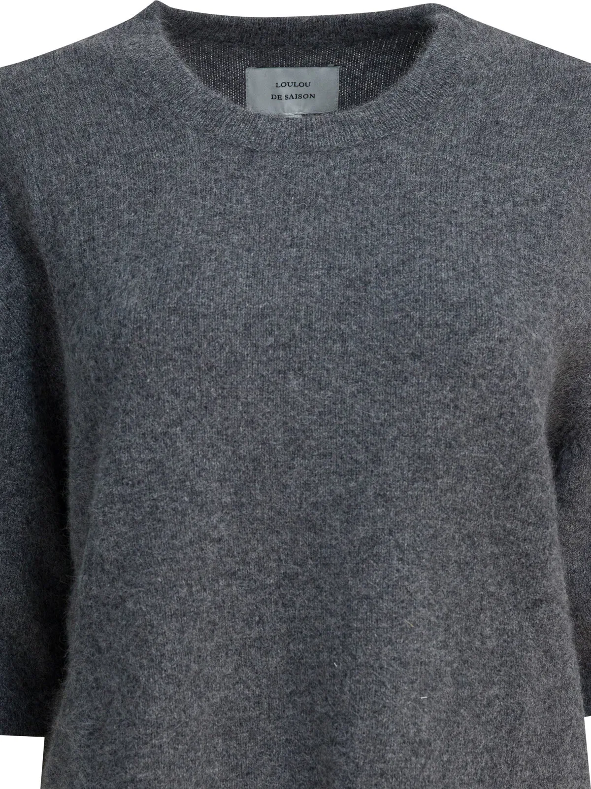 Loulou De Saison "Raven" Crewneck Sweater In Wool Blend