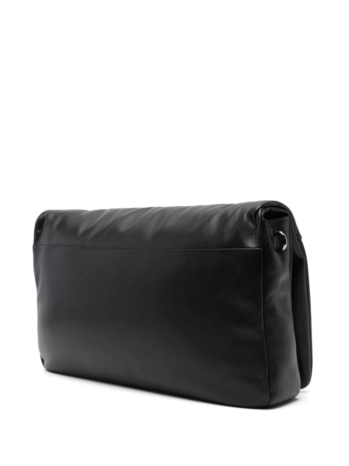 Roger Vivier Viv' Choc Leather Clutch
