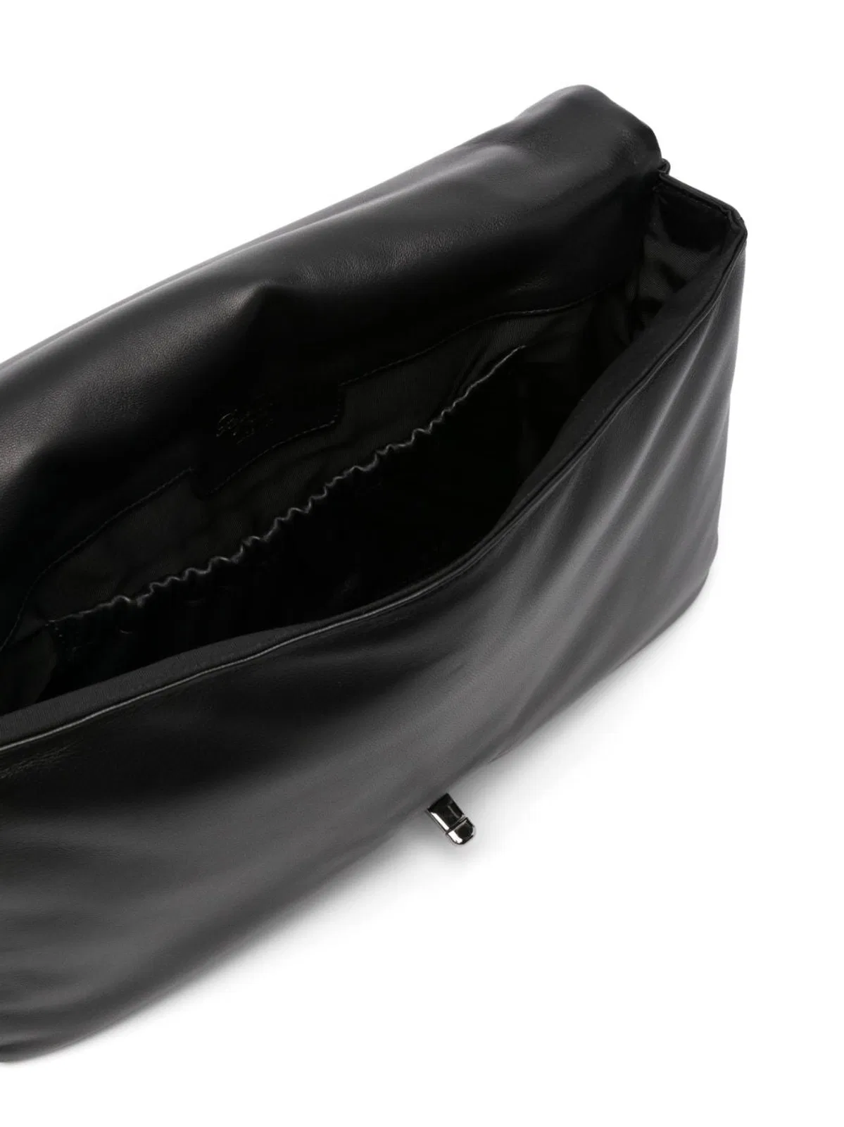 Roger Vivier Viv' Choc Leather Clutch