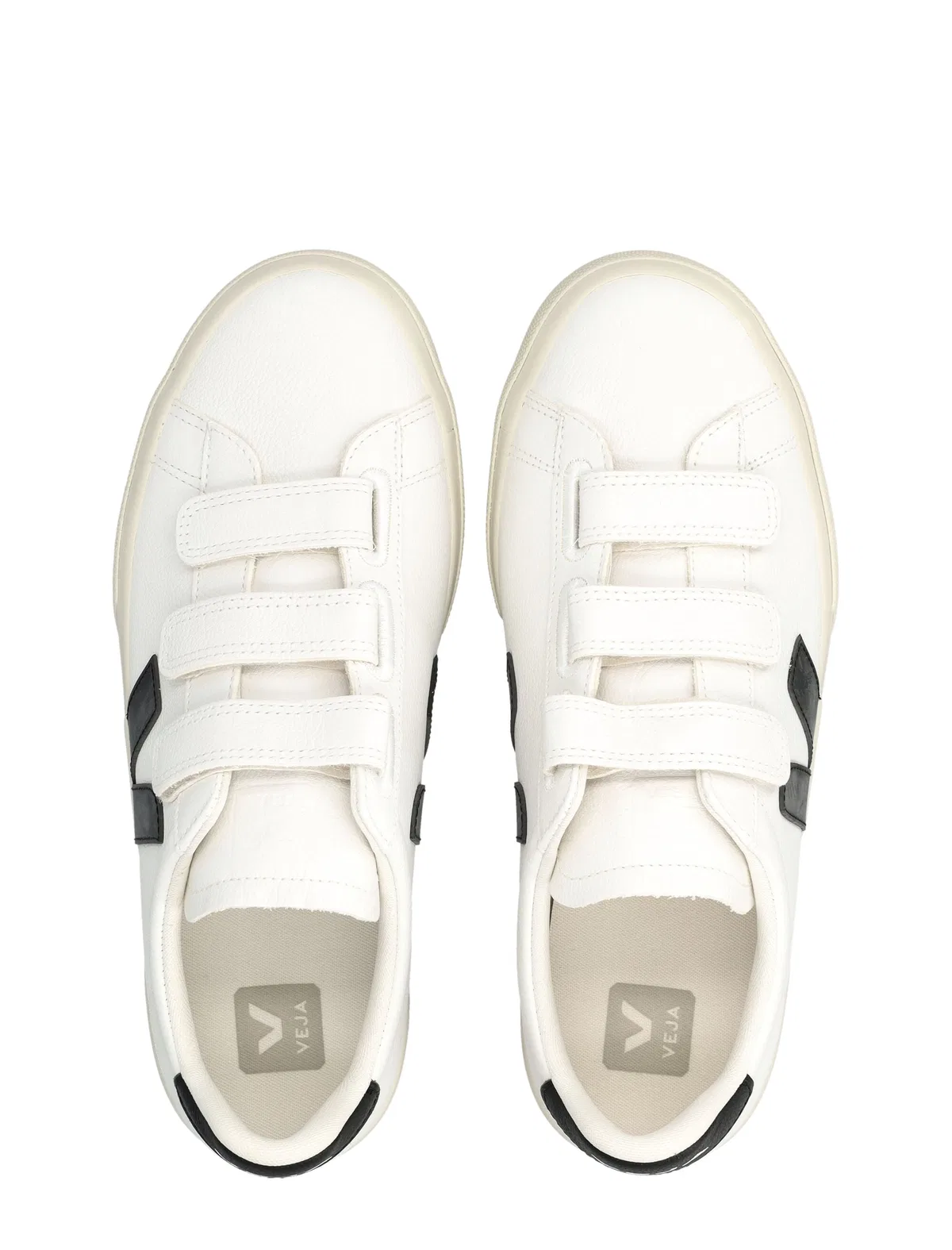Veja Recife Leather White And Black Sneakers