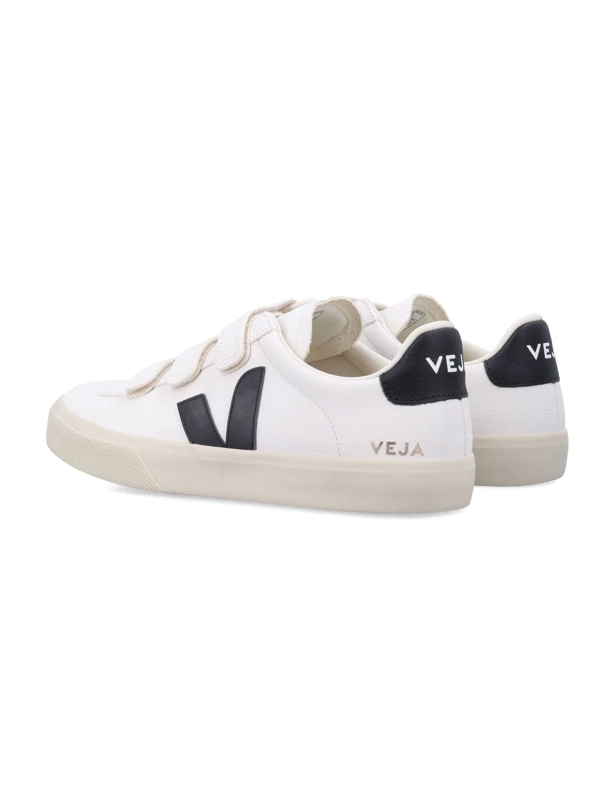 Veja Recife Leather White And Black Sneakers