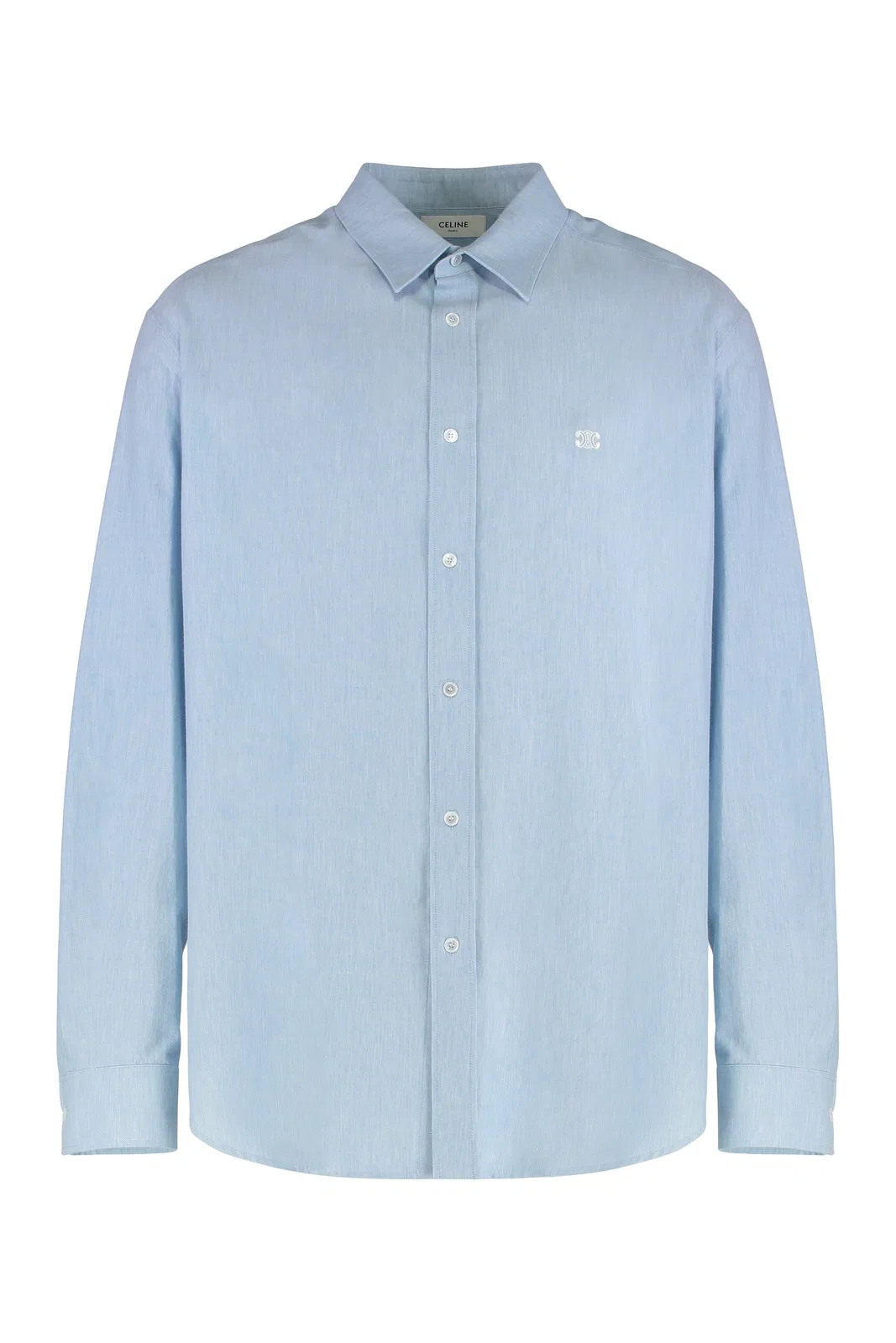 Celine Loose Cotton Chambray Shirt