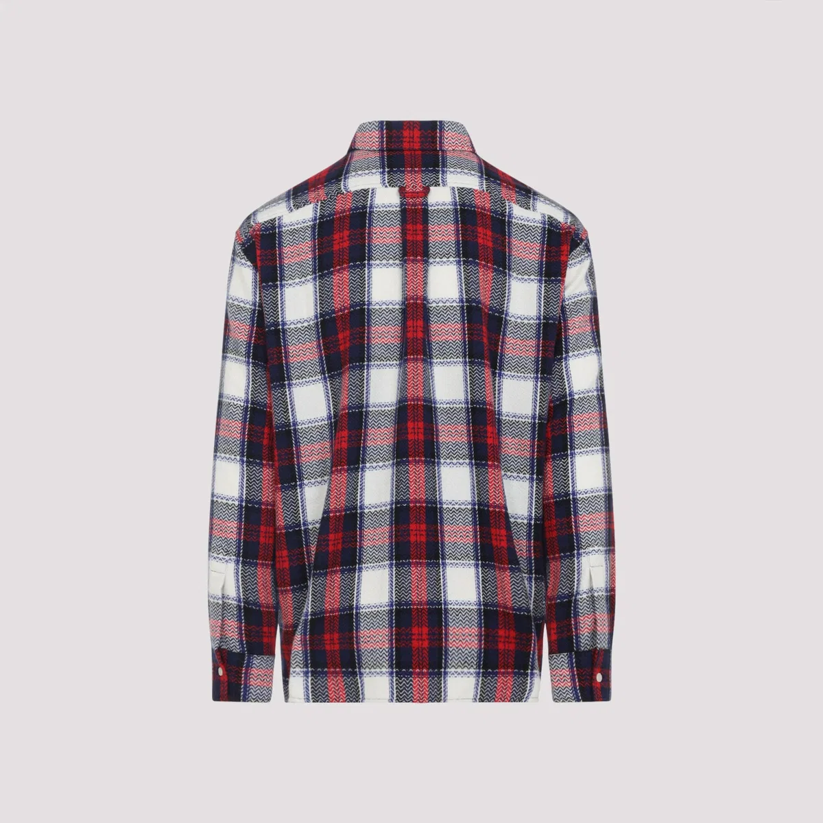 Celine Black And Red Cashmere Overshirt