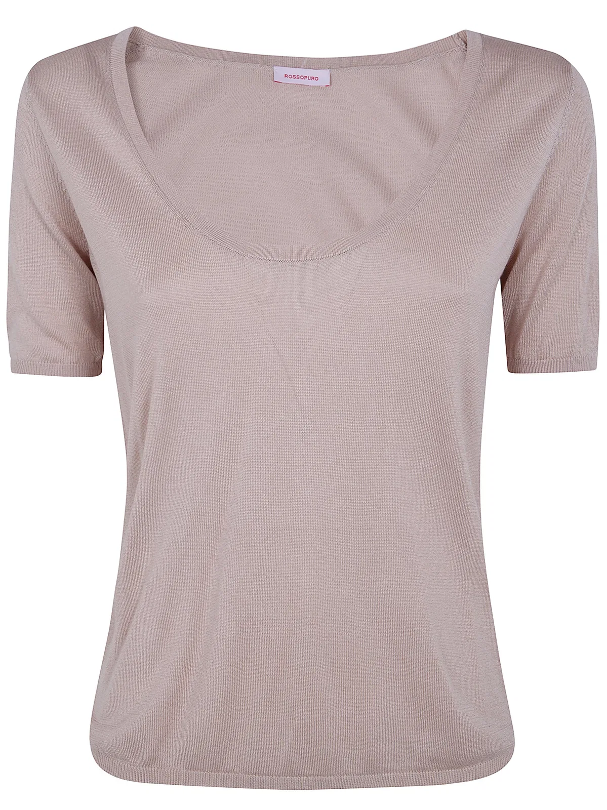 Rosso Puro Short Sleeved U Neck T-Shirt