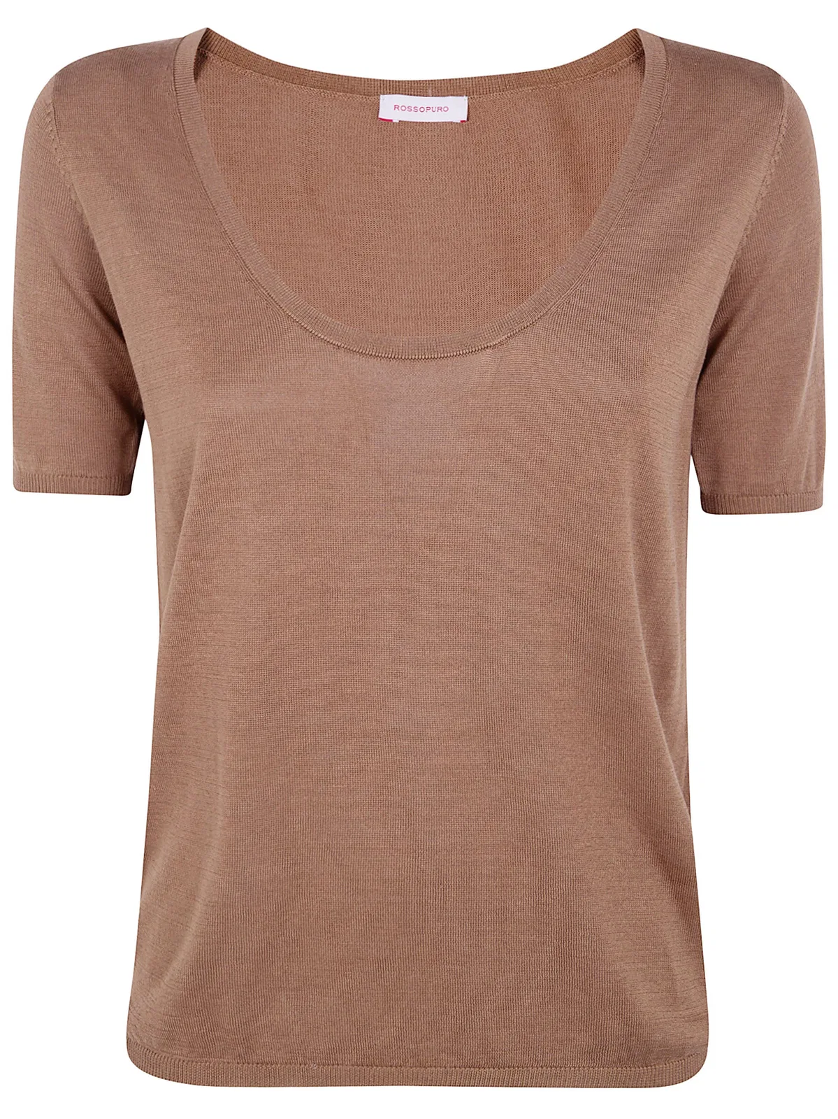 Rosso Puro Short Sleeved U Neck T-Shirt