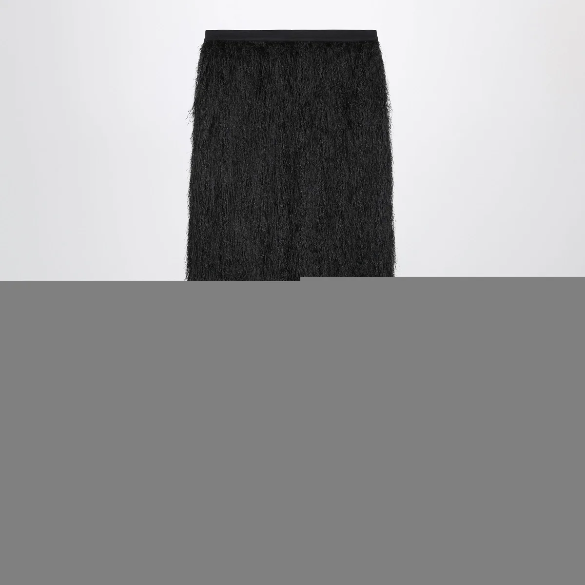 Loulou De Saison Black Reed Fringed Trousers