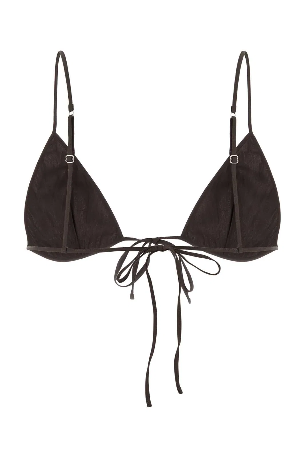 Prada Brown Stretch Poplin Bra