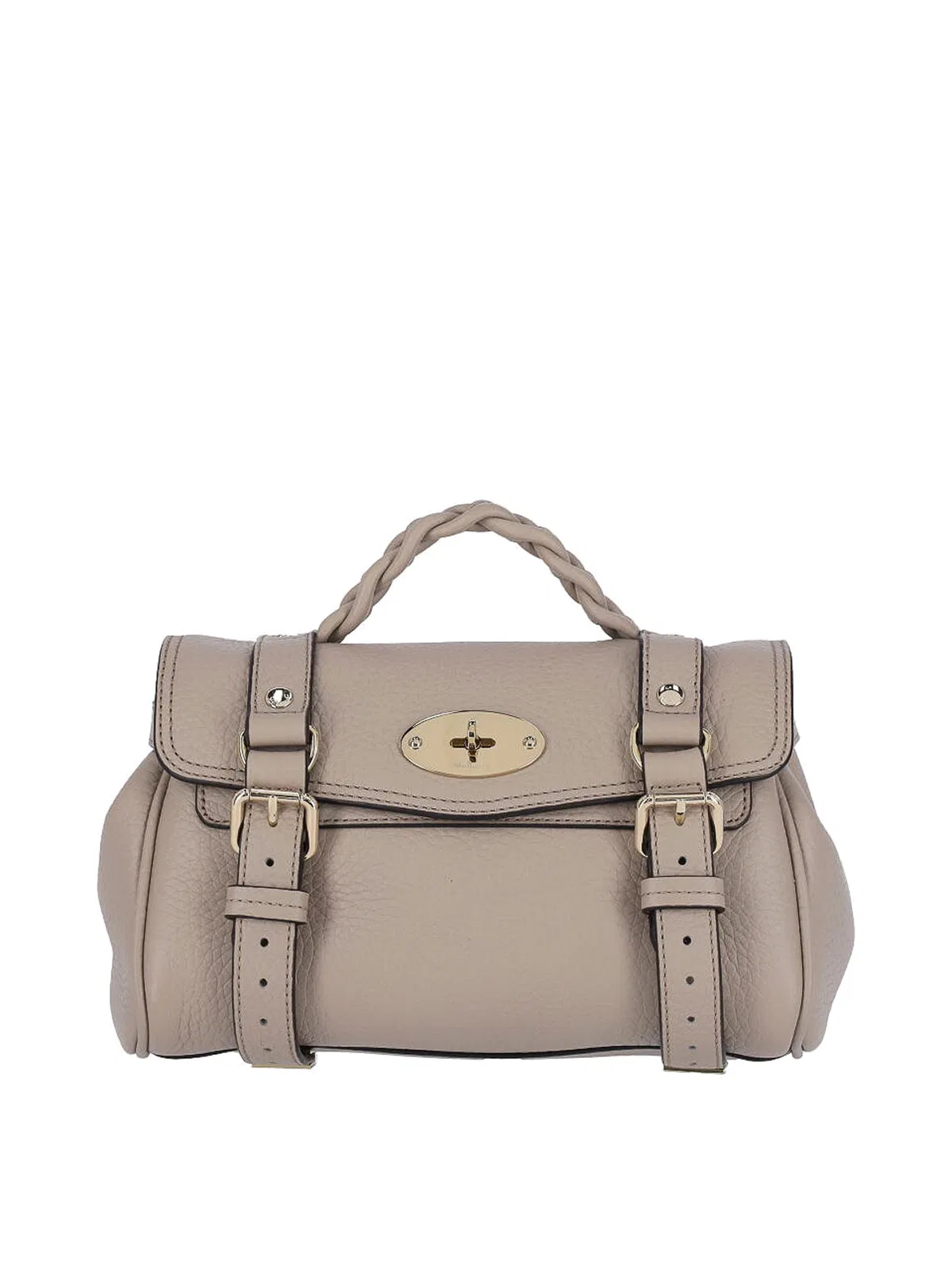 Mulberry Beige Calfskin Mini Tote Bag