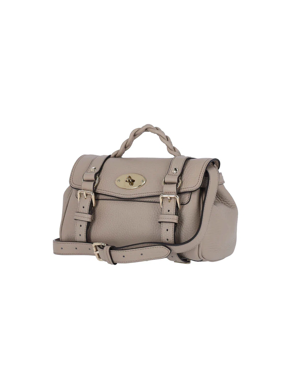 Mulberry Beige Calfskin Mini Tote Bag