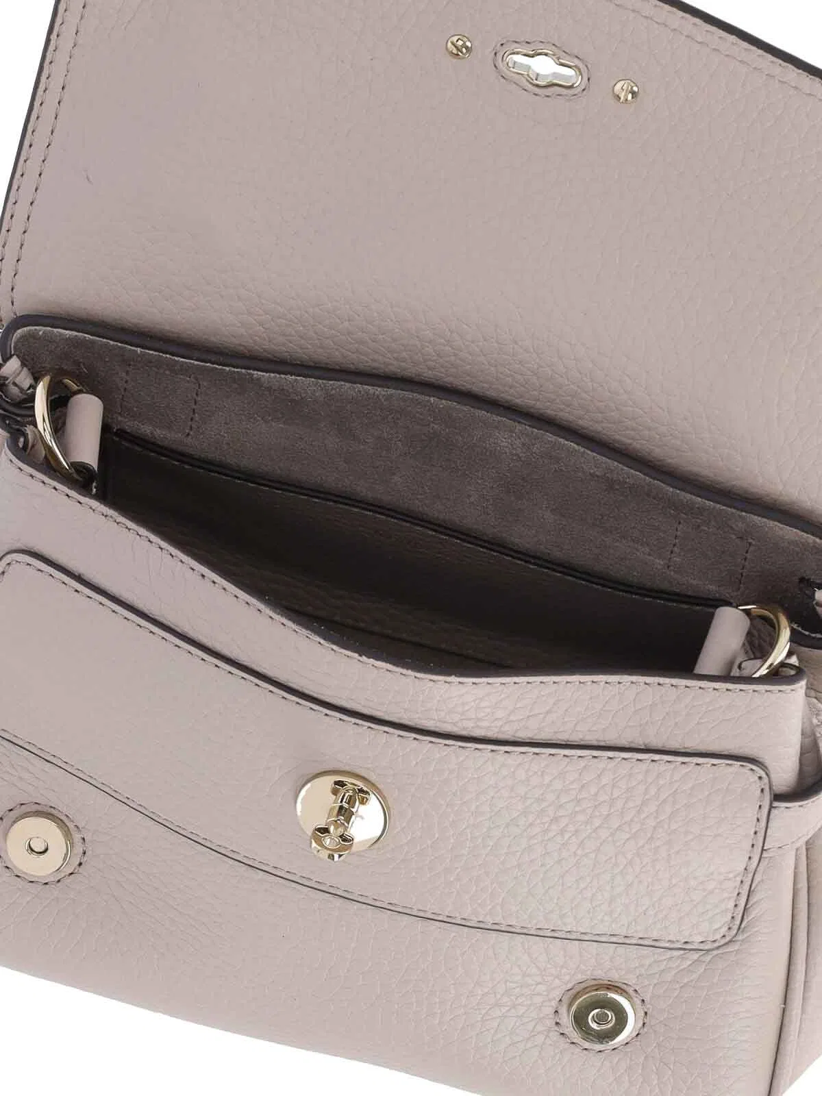 Mulberry Beige Calfskin Mini Tote Bag