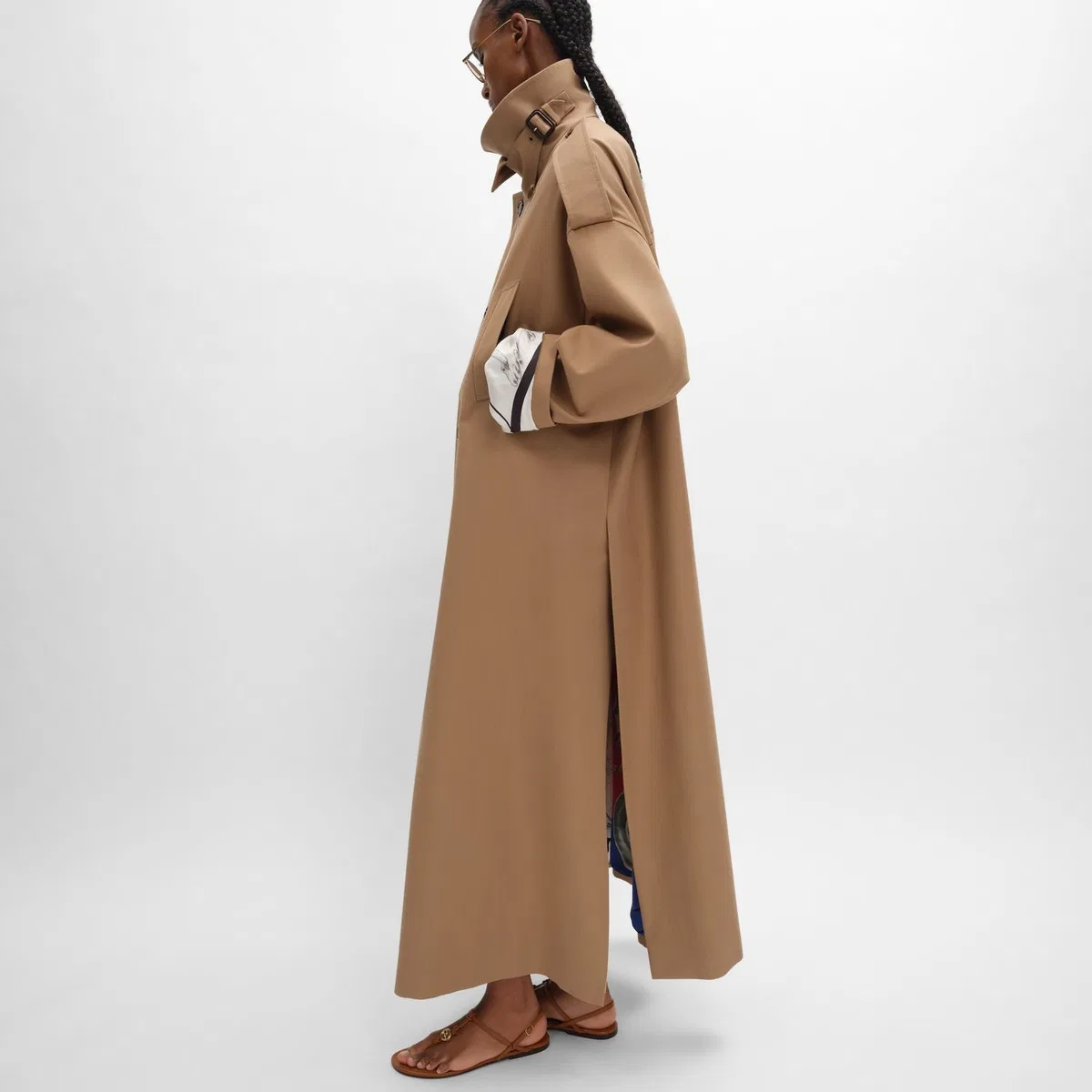Celine Wool Cotton Trench Coat