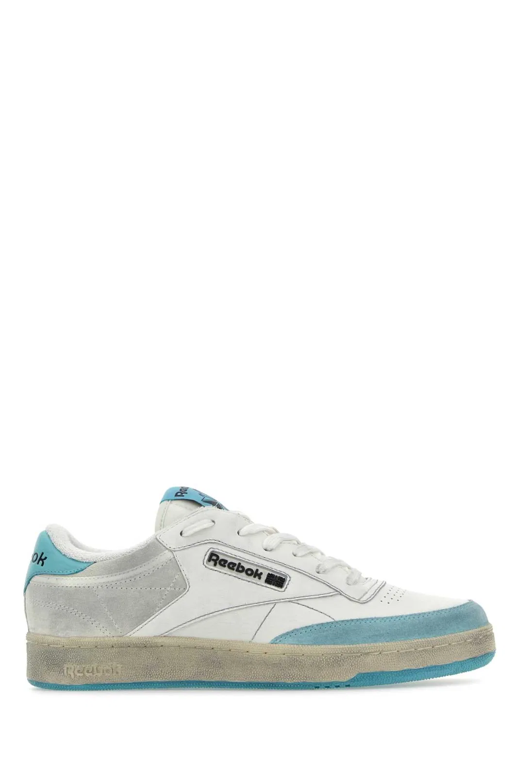 Reebok Two-Tone Leather And Suede Club C Sneake