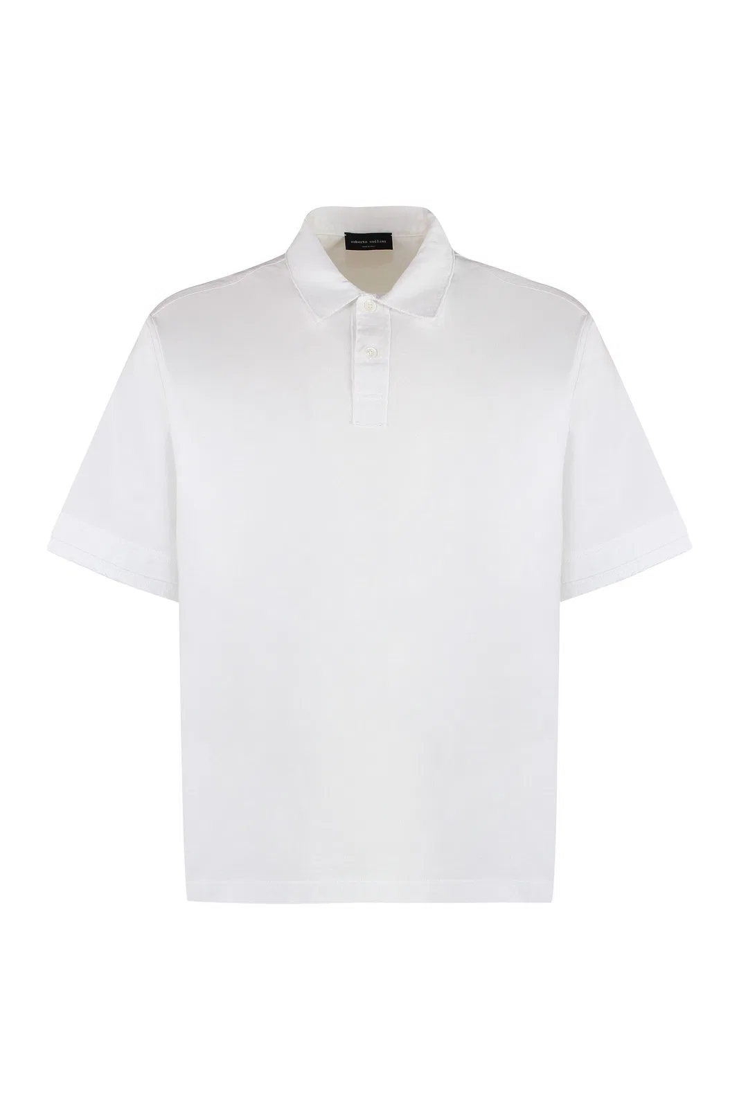 Roberto collina Short Sleeve Cotton Polo Shirt