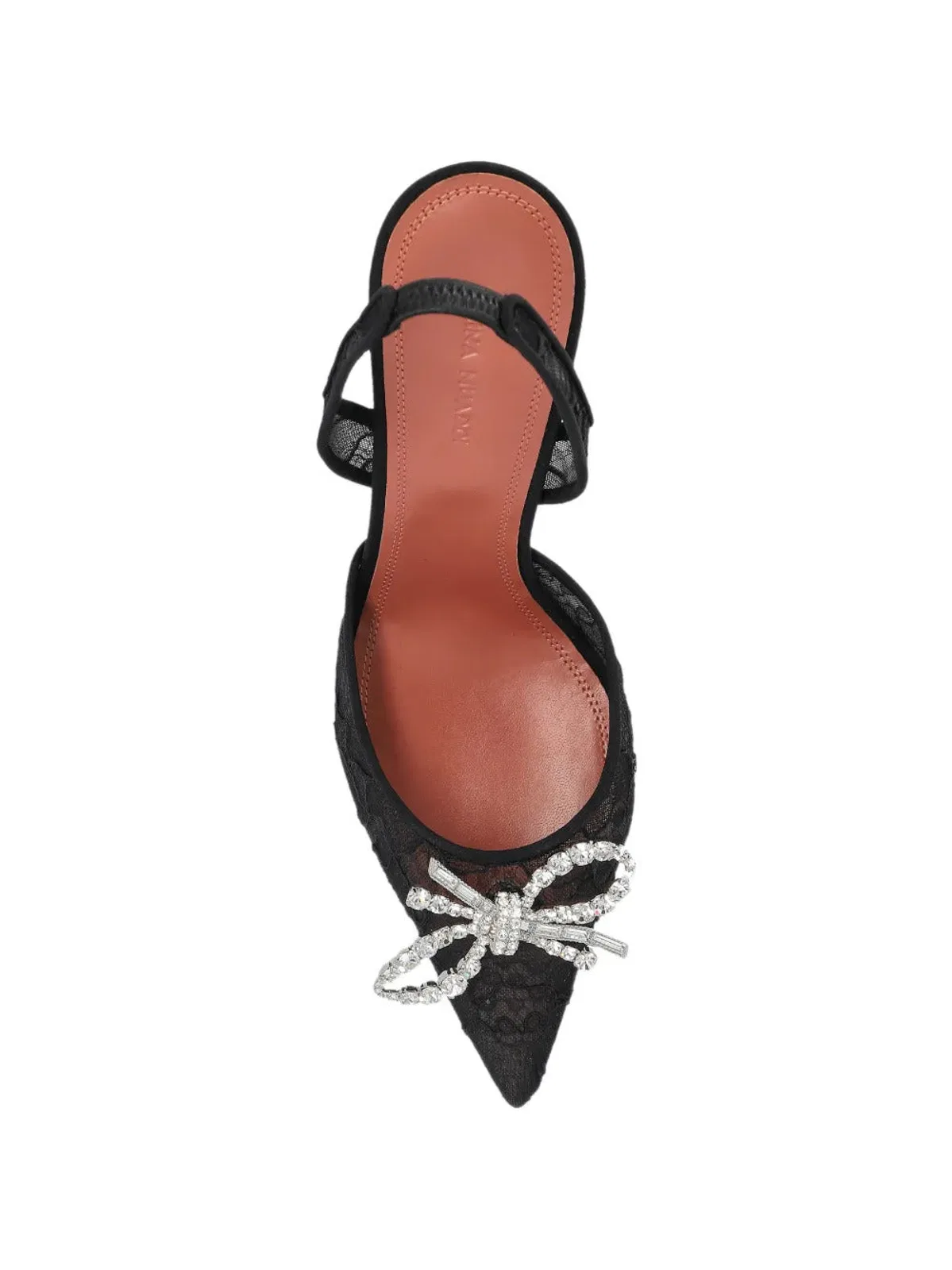 Amina Muaddi Rosie Lace Sling 95