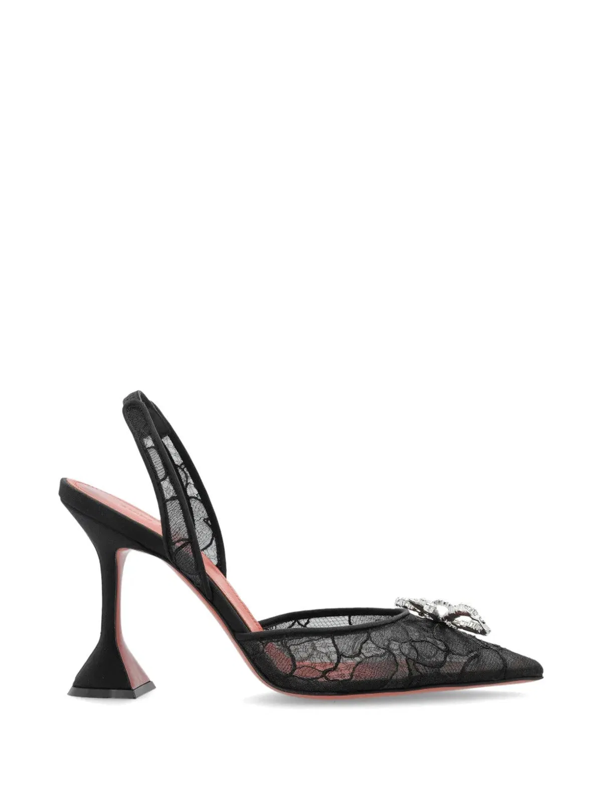 Amina Muaddi Rosie Lace Sling 95