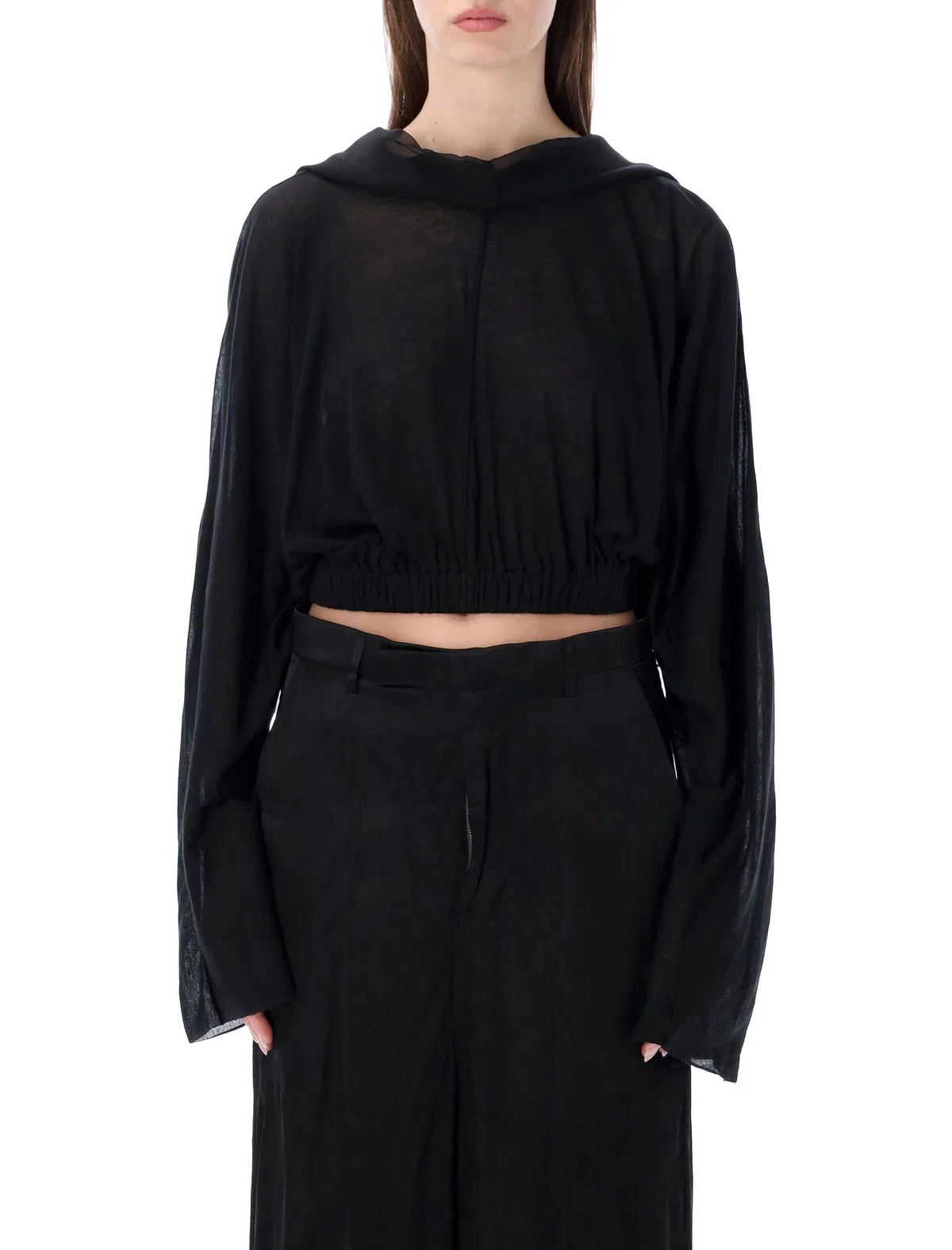 Rick Owens Cropped Hooded Tunic