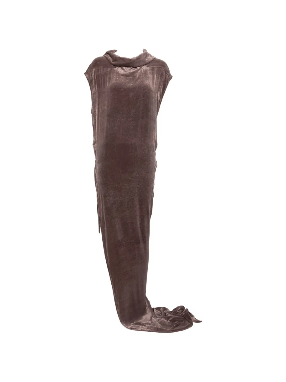 Rick Owens High Neck Sleeveless Draped