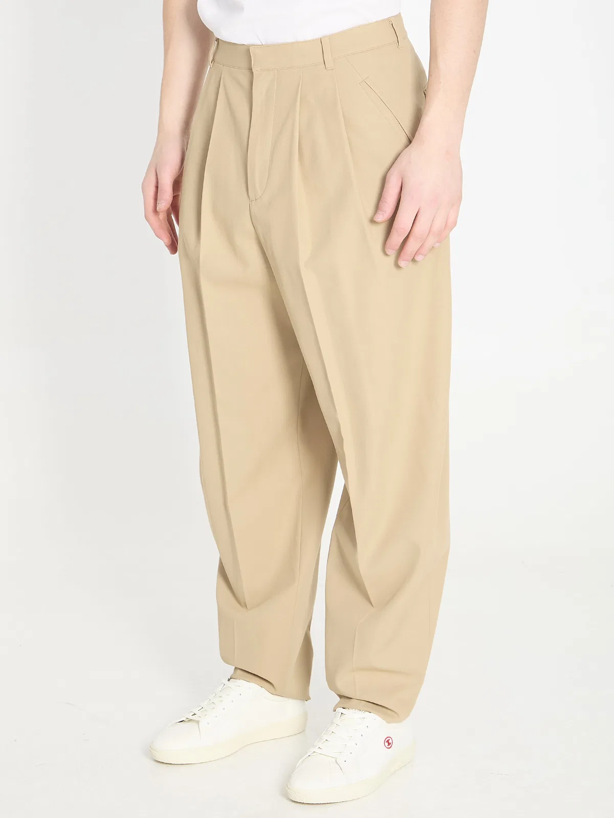 Celine Beige Montauk Cotton Pants